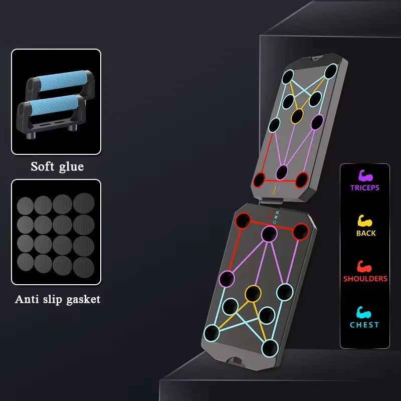 Folding Push-up Board Support Muscle Exercise