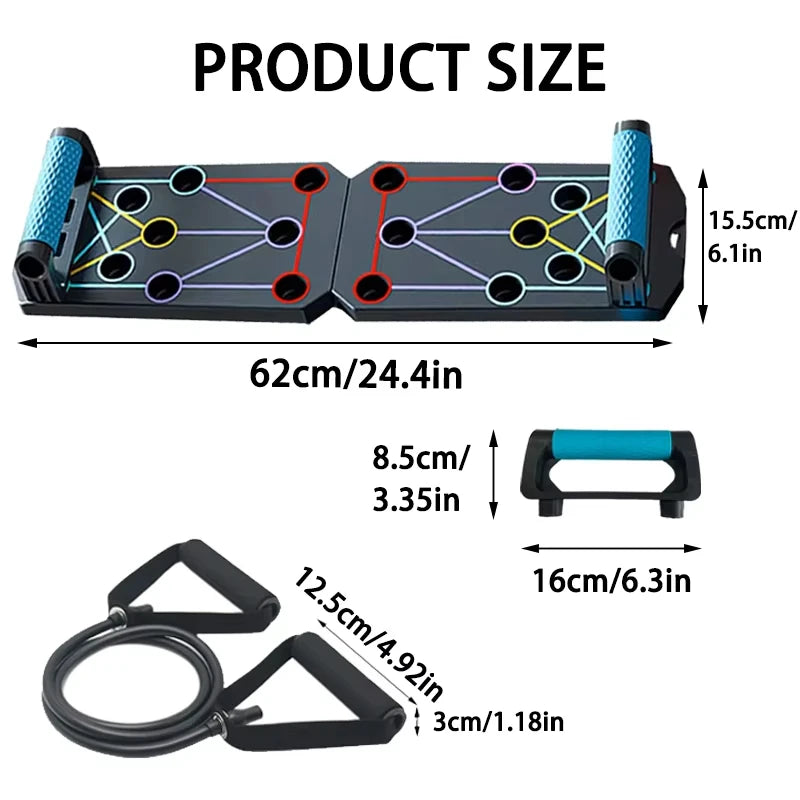 Folding Push-up Board Support Muscle Exercise