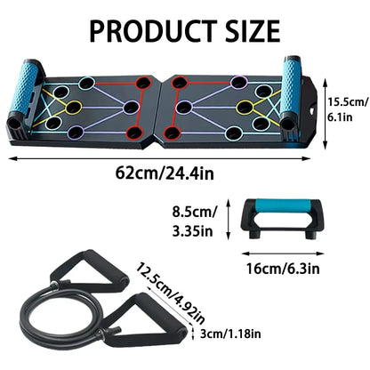 Folding Push-up Board Support Muscle Exercise